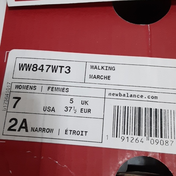 New Balance Walking Shoes Size 7 N NIB - Picture 7 of 7